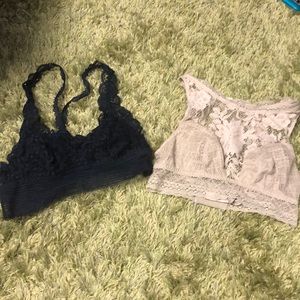 Lace bralett duo